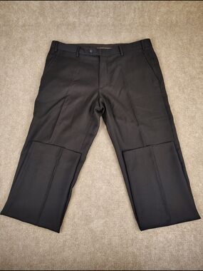 Mens Paul Taylor Navy Blue Dress Pants W34/50 EU ITALY 100% Wool